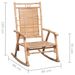 Chaise à bascule avec coussin Bambou 21 - Photo n°8