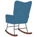 Chaise à bascule Bleu Velours - Photo n°6