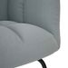 Chaise à bascule Gris clair Tissu - Photo n°7