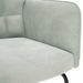 Chaise à bascule Gris clair Velours - Photo n°7