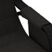 Chaise à bascule Noir Tissu - Photo n°6