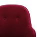 Chaise à bascule Rouge bordeaux Velours 6 - Photo n°8