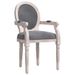 Chaise à manger gris foncé 54x56x96,5 cm velours - Photo n°2
