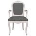 Chaise à manger gris foncé 62x59,5x100,5 cm tissu - Photo n°3