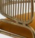 Chaise avec accoudoirs art déco métal doré et velours jaune et métal doré Zug - Lot de 2 - Photo n°5