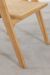 Chaise avec accoudoirs en bois de Frêne clair et osier avec accoudoir Rustand - Photo n°9