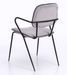 Chaise avec accoudoirs velours gris clair et pieds métal noir Taio - Lot de 4 - Photo n°2