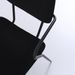 Chaise avec accoudoirs velours noir et pieds métal noir Taio - Lot de 4 - Photo n°3