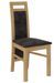 Chaise bois de hêtre et tissu tissu 34 couleurs Mouka - Photo n°1