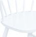Chaise bois hévéa massif laqué blanc Caleo - Lot de 2 - Photo n°5