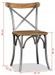 Chaise bois massif clair et métal Tiphen - Lot de 6 - Photo n°6