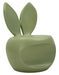 Chaise bunny verte cm 57x55x79 (hauteur d'assise cm 39) - Photo n°1