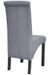 Chaise capitonnée lin gris clair et pieds bois massif Cériam - Lot de 2 - Photo n°5