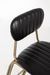Chaise de bar acier noir et doré Addy hauteur d'assise 73 cm - Photo n°4