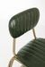 Chaise de bar acier vert et doré Addy hauteur d'assise 73 cm - Photo n°4