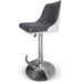 Chaise de bar Bois blanc et Gris SOW - Photo n°1