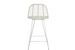 Chaise de bar extérieur métal blanc Toshi L 57 cm - Photo n°4