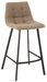 Chaise de bar métal beige Stephy L 47 cm - Photo n°1