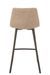 Chaise de bar métal beige Stephy L 47 cm - Photo n°4