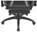 Chaise de bureau avec accoudoirs et repose pieds similicuir gris et noir Fergia 2 - Photo n°4