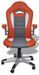 Chaise de bureau avec accoudoirs similicuir et métal multicolore Raylan 4 - Photo n°2