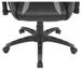 Chaise de bureau avec accoudoirs similicuir gris et noir Fergia 2 - Photo n°4