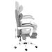 Chaise de bureau de massage Gris Tissu 2 - Photo n°6