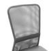 Chaise de bureau Gris 44x52x100 cm Tissu en maille - Photo n°5