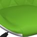 Chaise de bureau pivotante Vert et blanc Similicuir - Photo n°7