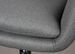 Chaise de bureau réglable tissu gris Zenit - Photo n°6