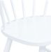 Chaise de cuisine hévéa massif blanc Caleo - Lot de 4 - Photo n°5