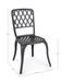 Chaise de jardin aluminium anthracite Fazola - Lot de 2 - Photo n°6