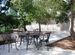 Chaise de jardin aluminium moulée anthracite Vikola - Lot de 2 - Photo n°2