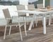 Chaise de jardin en aluminium blanc Cadia - Lot de 4 - Photo n°2