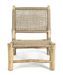 Chaise de jardin en bois teck naturel Landry - Lot de 2 - Photo n°7