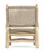 Chaise de jardin en bois teck naturel Landry - Lot de 2 - Photo n°8