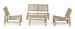 Chaise de jardin en bois teck naturel Landry - Lot de 2 - Photo n°9