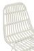 Chaise de jardin métal et plastique blanc Shiro L 56.5 cm - Photo n°8