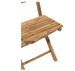 Chaise de jardin pliable bambou clair Nayra L 54 cm - Photo n°7