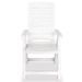 Chaise de jardin pliable plastique blanc Bouka - Lot de 2 - Photo n°3