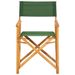 Chaise de jardin polyester vert et acacia massif Maer - Photo n°2