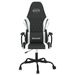 Chaise de jeu de massage Noir et blanc Similicuir - Photo n°3