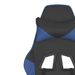 Chaise de jeu de massage Noir et bleu Similicuir - Photo n°11