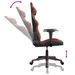 Chaise de jeu de massage Noir et rouge Similicuir - Photo n°5