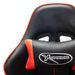 Chaise de jeu Noir et rouge Cuir artificiel - Photo n°6