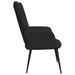 Chaise de relaxation 62x68,5x96 cm Noir Tissu 4 - Photo n°3