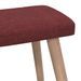 Chaise de relaxation tabouret 62x68,5x96cm Rouge bordeaux Tissu 3 - Photo n°10