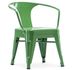 Chaise pour enfant en metal style industriel - Photo n°1