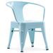 Chaise pour enfant en metal style industriel - Photo n°1