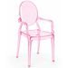 Chaise de salle à manger transparente KALERIA – Design contemporain avec accoudoirs - Photo n°1